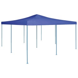 vidaXL Cenador plegable azul 5x5 m