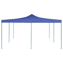 vidaXL Cenador plegable azul 5x5 m