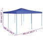 vidaXL Cenador plegable azul 5x5 m vidaXL Cenador plegable azul 5x5 m