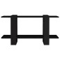 vidaXL Estantería madera contrachapada negro 100x30x51 cm vidaXL Estantería madera contrachapada negro 100x30x51 cm