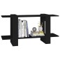 vidaXL Estantería madera contrachapada negro 100x30x51 cm vidaXL Estantería madera contrachapada negro 100x30x51 cm
