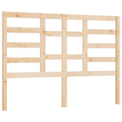 vidaXL Cabecero de cama madera maciza de pino 146x4x104 cm
