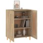 vidaXL Aparador de madera contrachapada roble Sonoma 69,5x34x90 cm vidaXL Aparador de madera contrachapada roble Sonoma 69,5x34x90 cm
