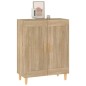 vidaXL Aparador de madera contrachapada roble Sonoma 69,5x34x90 cm vidaXL Aparador de madera contrachapada roble Sonoma 69,5x34x90 cm