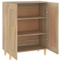 vidaXL Aparador de madera contrachapada roble Sonoma 69,5x34x90 cm vidaXL Aparador de madera contrachapada roble Sonoma 69,5x34x90 cm