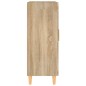 vidaXL Aparador de madera contrachapada roble Sonoma 69,5x34x90 cm vidaXL Aparador de madera contrachapada roble Sonoma 69,5x34x90 cm