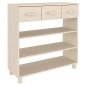vidaXL Mesa consola HAMAR madera maciza pino marrón miel 90x35x90 cm vidaXL Mesa consola HAMAR madera maciza pino marrón miel 90x35x90 cm