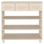 vidaXL Mesa consola HAMAR madera maciza pino marrón miel 90x35x90 cm vidaXL Mesa consola HAMAR madera maciza pino marrón miel 90x35x90 cm