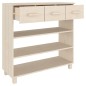 vidaXL Mesa consola HAMAR madera maciza pino marrón miel 90x35x90 cm vidaXL Mesa consola HAMAR madera maciza pino marrón miel 90x35x90 cm