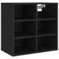 vidaXL Mueble zapatero negro 52,5x30x50 cm vidaXL Mueble zapatero negro 52,5x30x50 cm
