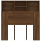 vidaXL Mueble cabecero marrón roble 100x19x103,5 cm