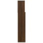 vidaXL Mueble cabecero marrón roble 100x19x103,5 cm