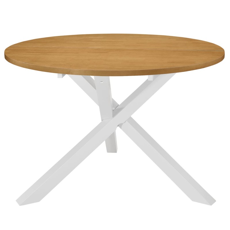 vidaXL Mesa de comedor blanca 120x75 cm MDF vidaXL Mesa de comedor blanca 120x75 cm MDF