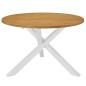 vidaXL Mesa de comedor blanca 120x75 cm MDF vidaXL Mesa de comedor blanca 120x75 cm MDF