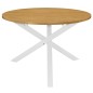 vidaXL Mesa de comedor blanca 120x75 cm MDF vidaXL Mesa de comedor blanca 120x75 cm MDF