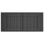 vidaXL Mesa de jardín de acero gris antracita 190x80x72 cm