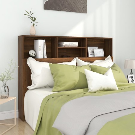 vidaXL Mueble cabecero color roble marrón 140x19x103,5 cm