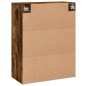 vidaXL Armarios de pared 2 uds madera de ingeniería roble ahumado vidaXL Armarios de pared 2 uds madera de ingeniería roble ahumado