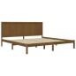 vidaXL Estructura de cama madera maciza de pino marrón miel 200x200 cm vidaXL Estructura de cama madera maciza de pino marrón miel 200x200 cm