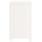 vidaXL Mesitas de noche 2 uds madera maciza pino blanca 50x35x61,5 cm vidaXL Mesitas de noche 2 uds madera maciza pino blanca 50x35x61,5 cm