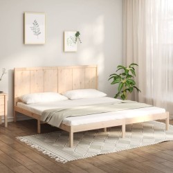 vidaXL Estructura de cama madera maciza de pino 180x200 cm