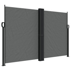 vidaXL Toldo lateral retráctil antracita 160x1200 cm