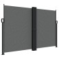 vidaXL Toldo lateral retráctil antracita 160x1200 cm