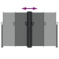vidaXL Toldo lateral retráctil antracita 160x1200 cm