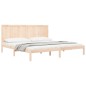 vidaXL Estructura de cama madera maciza de pino 180x200 cm
