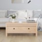 vidaXL Mesa de centro de madera maciza de pino gris 100x50x40 cm vidaXL Mesa de centro de madera maciza de pino gris 100x50x40 cm
