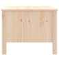 vidaXL Mesa de centro de madera maciza de pino gris 100x50x40 cm vidaXL Mesa de centro de madera maciza de pino gris 100x50x40 cm