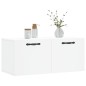 vidaXL Armario de pared madera de ingeniería blanco 80x36,5x35 cm