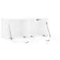 vidaXL Armario de pared madera de ingeniería blanco 80x36,5x35 cm
