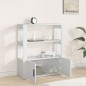 vidaXL Aparador de madera contrachapada blanco 80x30x90 cm vidaXL Aparador de madera contrachapada blanco 80x30x90 cm