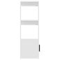 vidaXL Aparador de madera contrachapada blanco 80x30x90 cm vidaXL Aparador de madera contrachapada blanco 80x30x90 cm