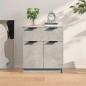 vidaXL Aparador de madera contrachapada gris hormigón 60x30x70 cm vidaXL Aparador de madera contrachapada gris hormigón 60x30x70 cm