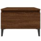 vidaXL Mesas auxiliares 2 uds contrachapada roble marrón 50x46x35 cm vidaXL Mesas auxiliares 2 uds contrachapada roble marrón 50x46x35 cm