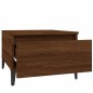 vidaXL Mesas auxiliares 2 uds contrachapada roble marrón 50x46x35 cm vidaXL Mesas auxiliares 2 uds contrachapada roble marrón 50x46x35 cm