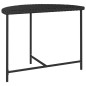 vidaXL Mesa de jardín de ratán sintético negra 100x50x75 cm vidaXL Mesa de jardín de ratán sintético negra 100x50x75 cm