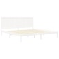 vidaXL Estructura de cama madera maciza de pino blanco 200x200 cm vidaXL Estructura de cama madera maciza de pino blanco 200x200 cm