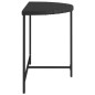 vidaXL Mesa de jardín de ratán sintético negra 100x50x75 cm vidaXL Mesa de jardín de ratán sintético negra 100x50x75 cm
