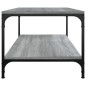 vidaXL Mesa de centro madera contrachapada gris Sonoma 80x50x40 cm