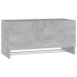 vidaXL Armario de madera contrachapada gris hormigón 70x32,5x35 cm vidaXL Armario de madera contrachapada gris hormigón 70x32,5x35 cm