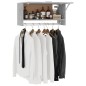 vidaXL Armario de madera contrachapada gris hormigón 70x32,5x35 cm vidaXL Armario de madera contrachapada gris hormigón 70x32,5x35 cm