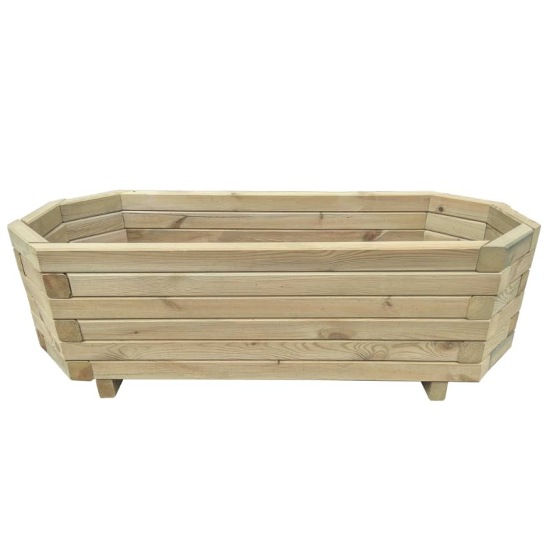 vidaXL Arriate de madera de pino impregnada 80x32x31 cm vidaXL Arriate de madera de pino impregnada 80x32x31 cm