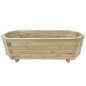 vidaXL Arriate de madera de pino impregnada 80x32x31 cm vidaXL Arriate de madera de pino impregnada 80x32x31 cm