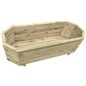 vidaXL Arriate de madera de pino impregnada 80x32x31 cm vidaXL Arriate de madera de pino impregnada 80x32x31 cm