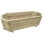vidaXL Arriate de madera de pino impregnada 80x32x31 cm vidaXL Arriate de madera de pino impregnada 80x32x31 cm