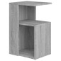 vidaXL Mesa auxiliar madera contrachapada gris Sonoma 36x30x56 cm vidaXL Mesa auxiliar madera contrachapada gris Sonoma 36x30x56 cm