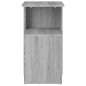 vidaXL Mesa auxiliar madera contrachapada gris Sonoma 36x30x56 cm vidaXL Mesa auxiliar madera contrachapada gris Sonoma 36x30x56 cm